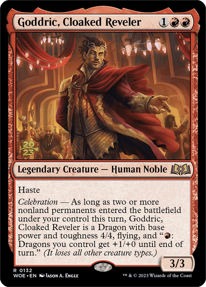 Goddric, Cloaked Reveler [Wilds of Eldraine Prerelease Promos] | The CG Realm