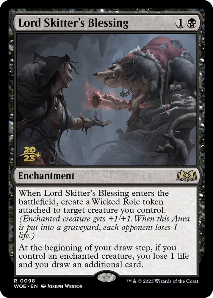 Lord Skitter's Blessing [Wilds of Eldraine Prerelease Promos] | The CG Realm