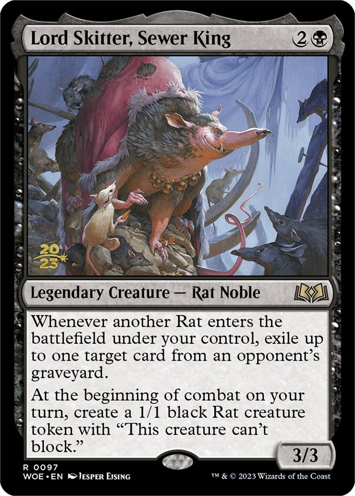 Lord Skitter, Sewer King [Wilds of Eldraine Prerelease Promos] | The CG Realm