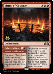 Virtue of Courage //Embereth Blaze (Promo Pack) [Wilds of Eldraine Promos] | The CG Realm