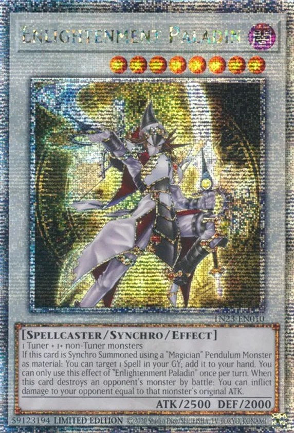 Enlightenment Paladin [TN23-EN010] Quarter Century Secret Rare | The CG Realm