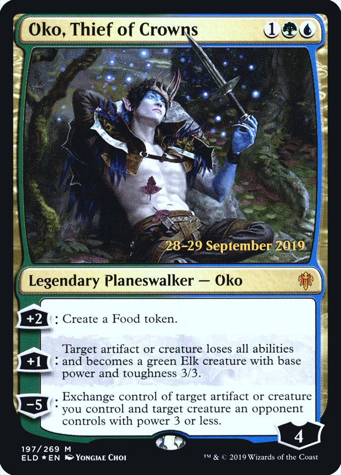 Oko, Thief of Crowns [Throne of Eldraine Prerelease Promos] | The CG Realm