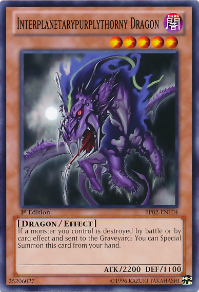 Interplanetarypurplythorny Dragon [BP02-EN104] Common | The CG Realm