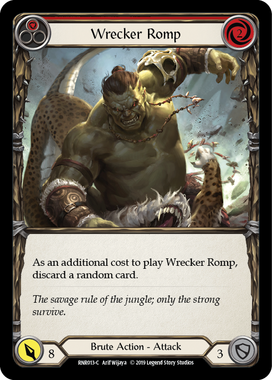 Wrecker Romp (Red) [RNR013-C] (Rhinar Hero Deck)  1st Edition Normal | The CG Realm