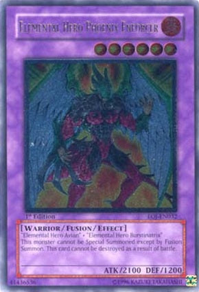 Elemental Hero Phoenix Enforcer [EOJ-EN032] Ultimate Rare | The CG Realm