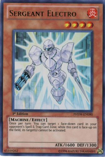 Sergeant Electro [PHSW-EN090] Ultra Rare | The CG Realm