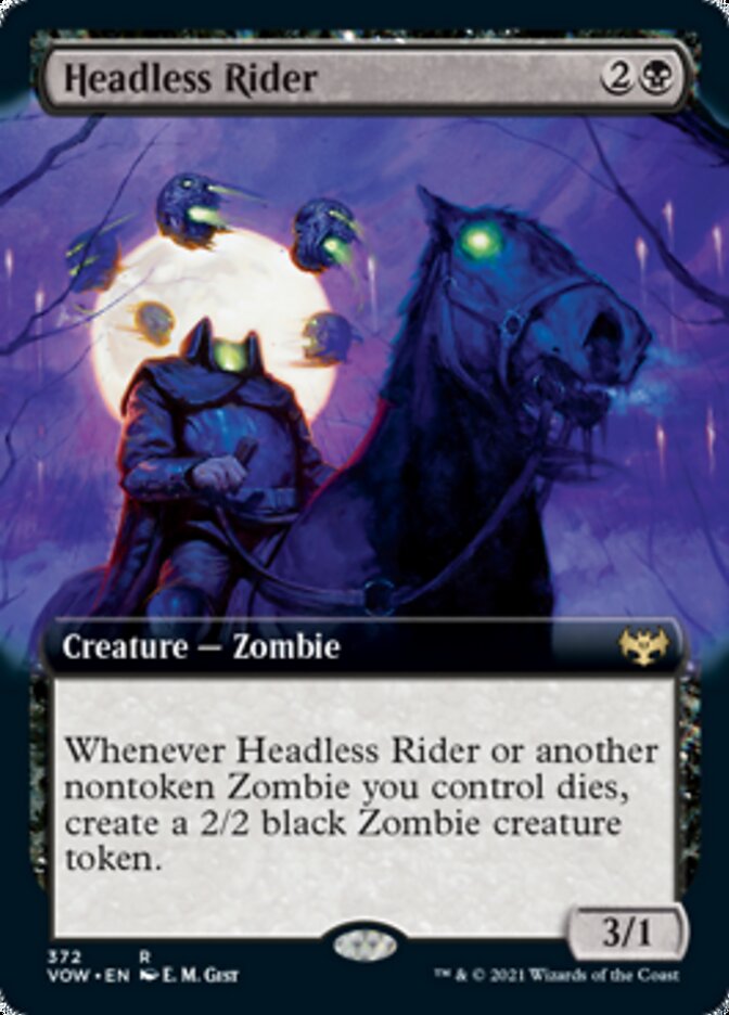 Headless Rider (Extended Art) [Innistrad: Crimson Vow] | The CG Realm