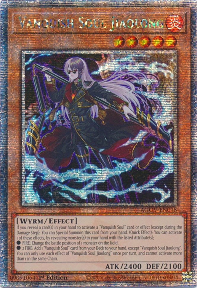 Vanquish Soul Jiaolong (Quarter Century Secret Rare) [AGOV-EN018] Quarter Century Secret Rare | The CG Realm