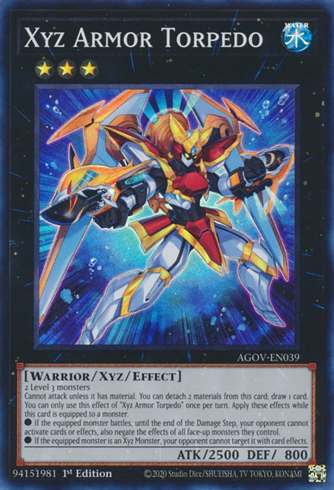 Xyz Armor Torpedo [AGOV-EN039] Super Rare | The CG Realm