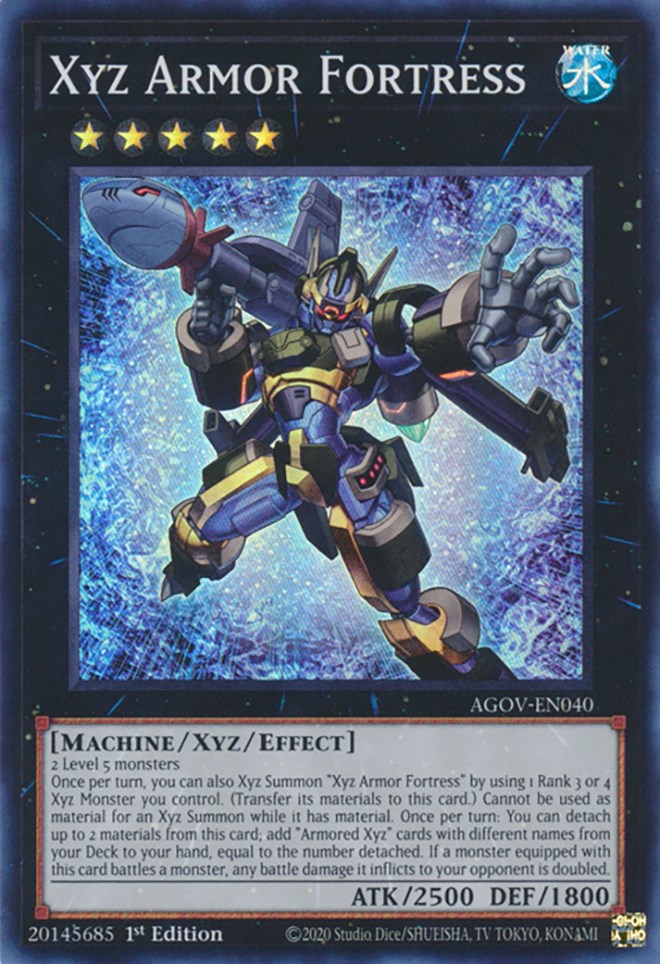 Xyz Armor Fortress [AGOV-EN040] Super Rare | The CG Realm