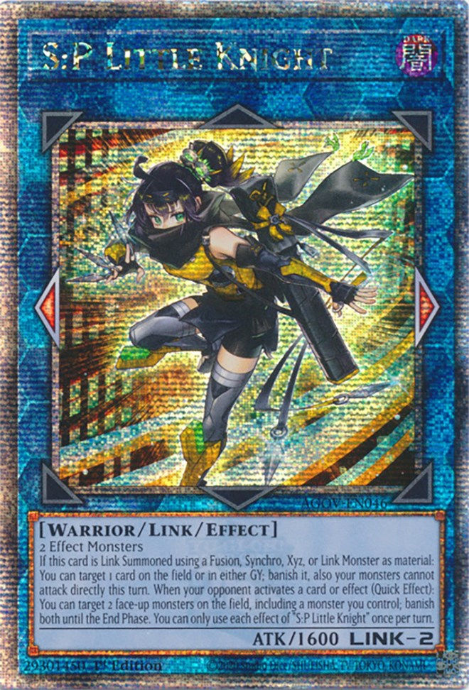 S:P Little Knight (Quarter Century Secret Rare) [AGOV-EN046] Quarter Century Secret Rare | The CG Realm