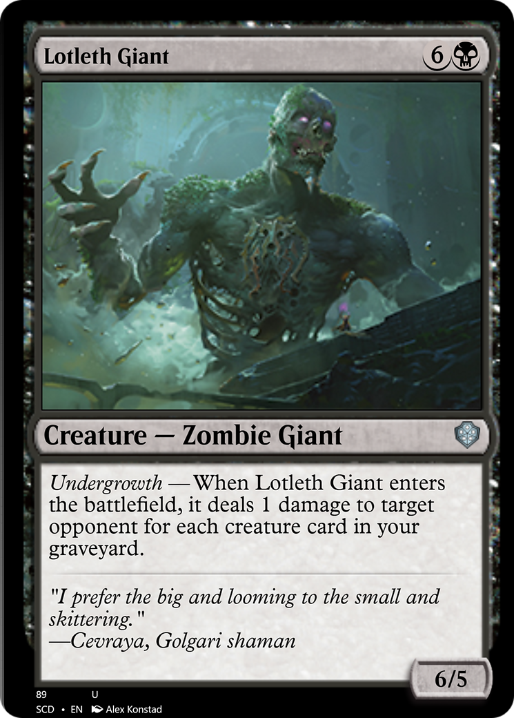 Lotleth Giant [Starter Commander Decks] | The CG Realm