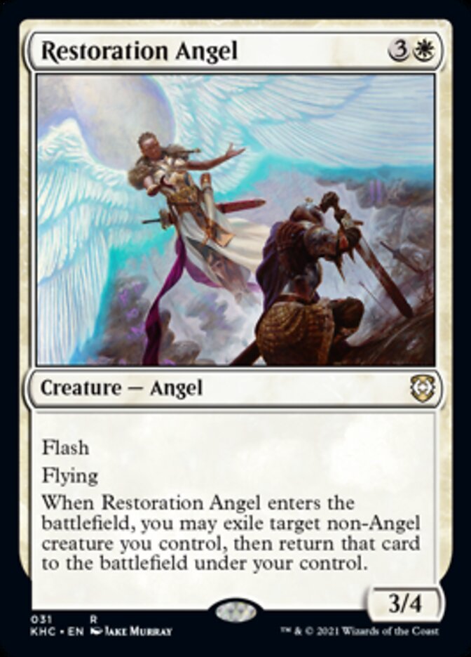 Restoration Angel [Kaldheim Commander] | The CG Realm