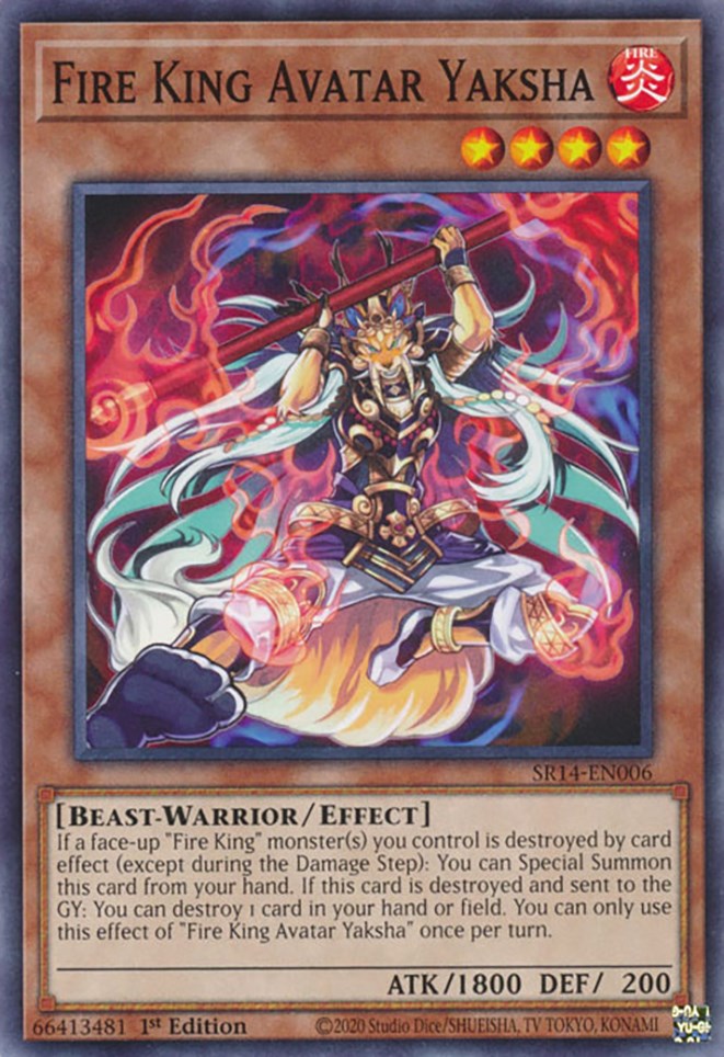 Fire King Avatar Yaksha [SR14-EN006] Common | The CG Realm