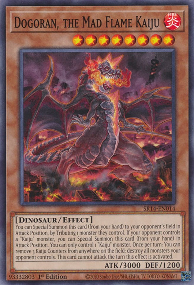 Dogoran, the Mad Flame Kaiju [SR14-EN014] Common | The CG Realm