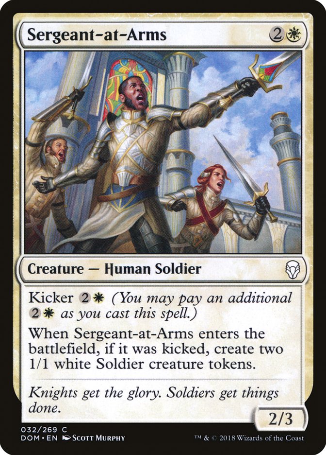 Sergeant-at-Arms [Dominaria] | The CG Realm