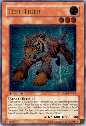 Test Tiger [GLAS-EN082] Ultimate Rare | The CG Realm