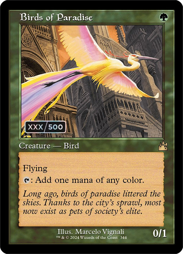 Birds of Paradise (Retro) (Serialized) [Ravnica Remastered] | The CG Realm