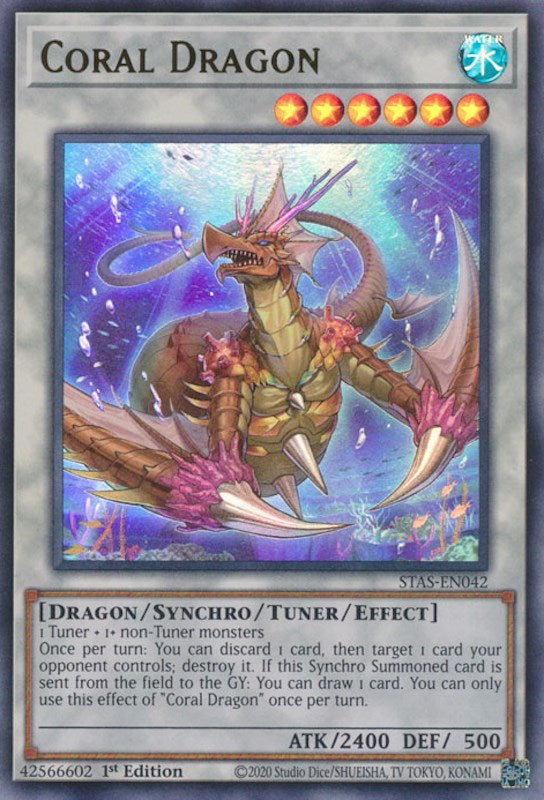 Coral Dragon [STAS-EN042] Ultra Rare | The CG Realm