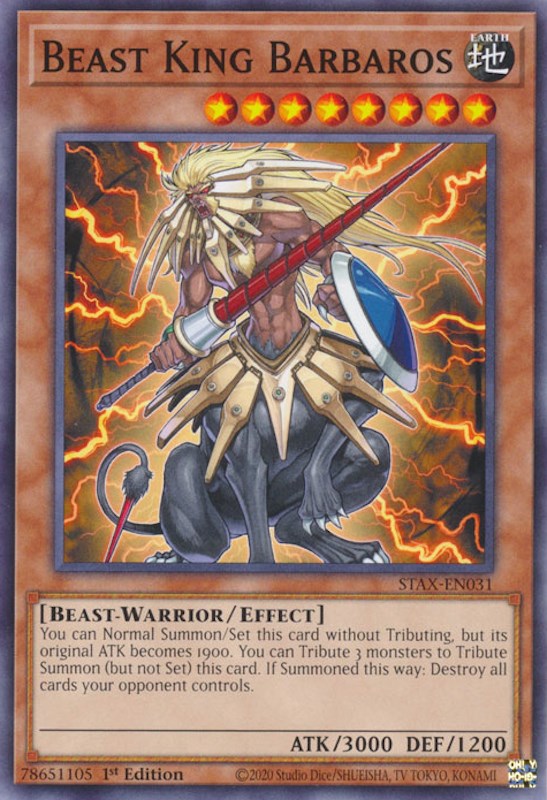 Beast King Barbaros [STAX-EN031] Common | The CG Realm