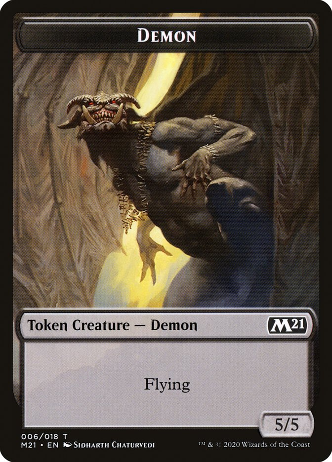 Demon Token [Core Set 2021 Tokens] | The CG Realm