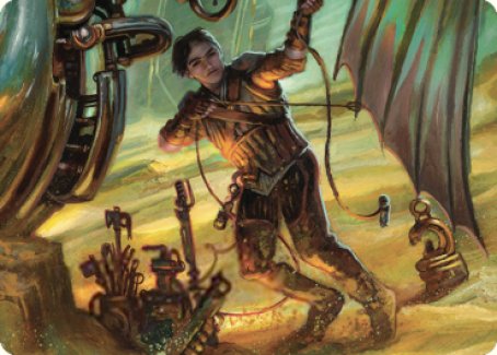 Mishra, Excavation Prodigy Art Card [The Brothers' War Art Series] | The CG Realm