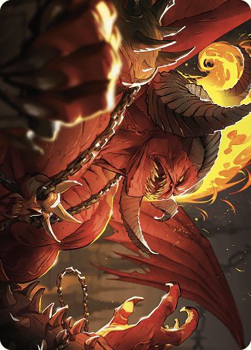 Rakdos, Patron of Chaos Art Card (45/49) [Murders at Karlov Manor Art Series] | The CG Realm