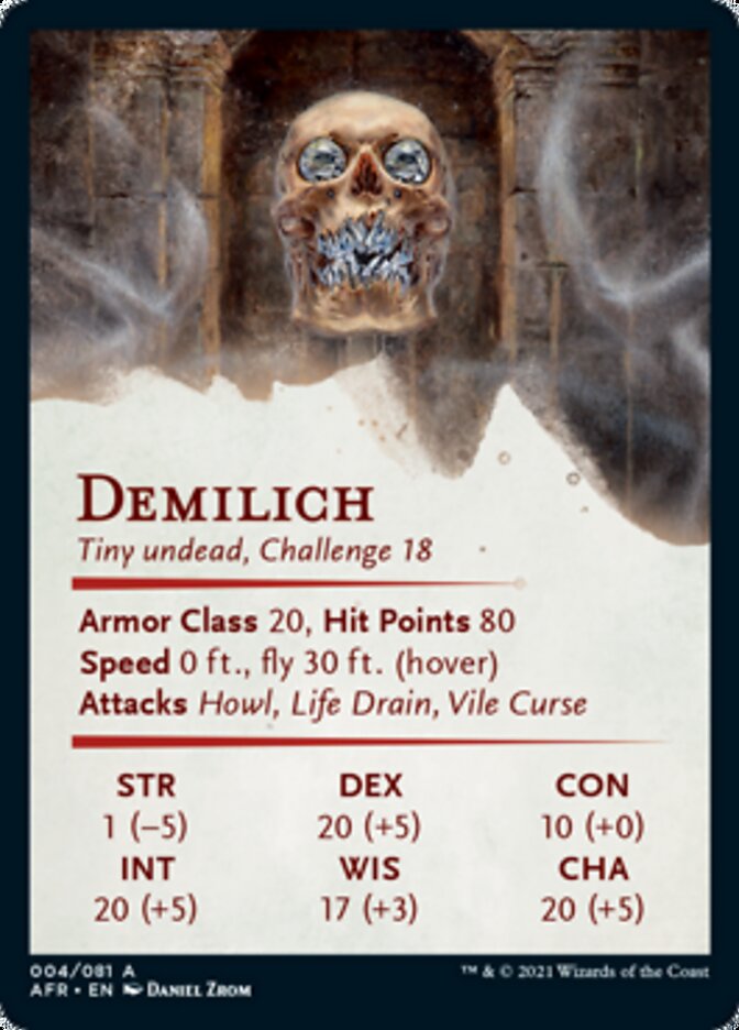 Demilich Art Card [Dungeons & Dragons: Adventures in the Forgotten Realms Art Series] | The CG Realm