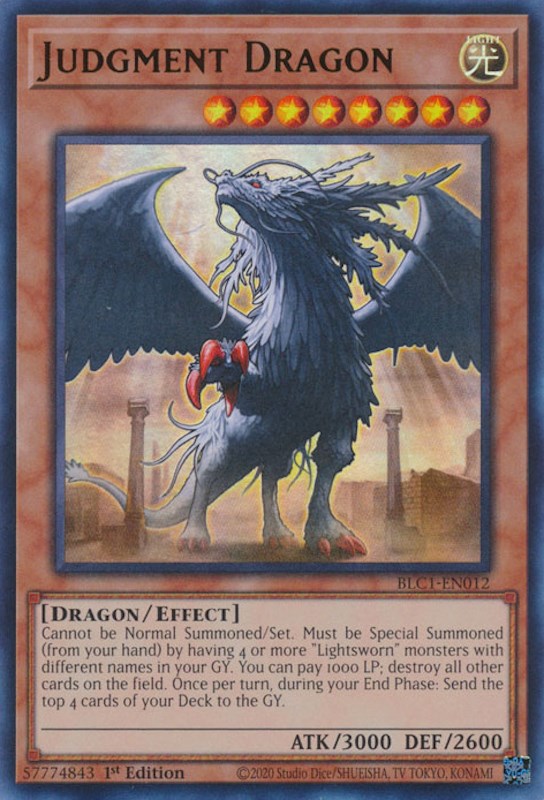 Judgment Dragon [BLC1-EN012] Ultra Rare | The CG Realm