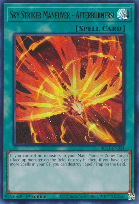 Sky Striker Maneuver - Afterburners! [BLC1-EN024] Ultra Rare | The CG Realm