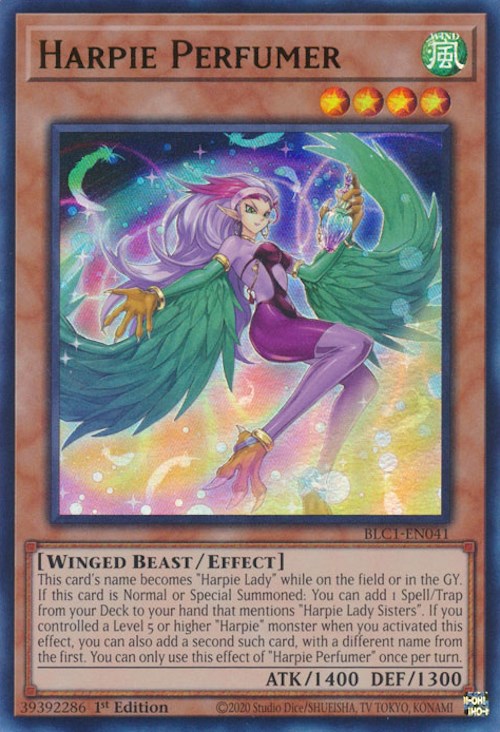 Harpie Perfumer [BLC1-EN041] Ultra Rare | The CG Realm