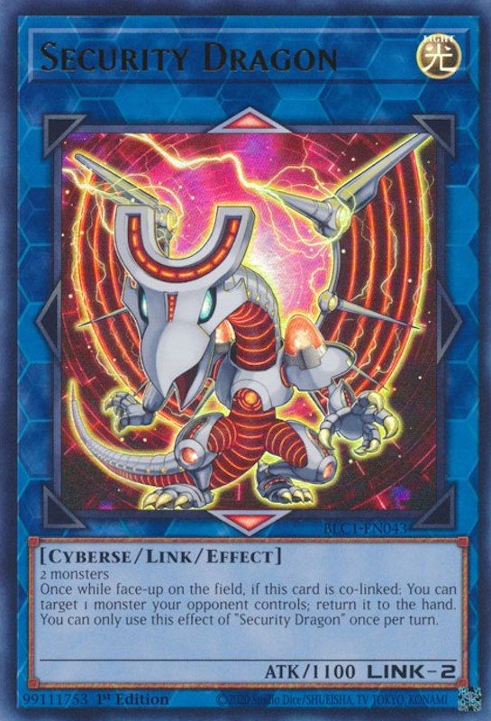 Security Dragon [BLC1-EN043] Ultra Rare | The CG Realm