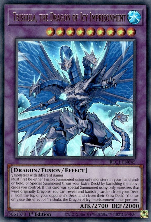 Trishula, the Dragon of Icy Imprisonment [BLC1-EN045] Ultra Rare | The CG Realm