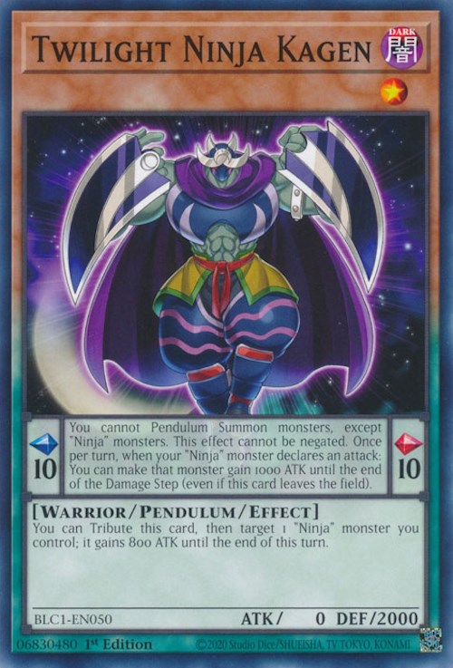 Twilight Ninja Kagen [BLC1-EN050] Common | The CG Realm