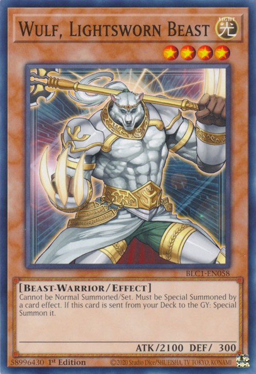 Wulf, Lightsworn Beast [BLC1-EN058] Common | The CG Realm