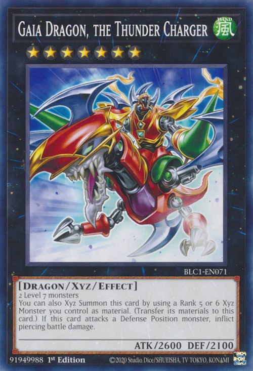 Gaia Dragon, the Thunder Charger [BLC1-EN071] Common | The CG Realm