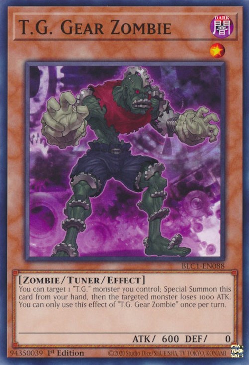 T.G. Gear Zombie [BLC1-EN088] Common | The CG Realm