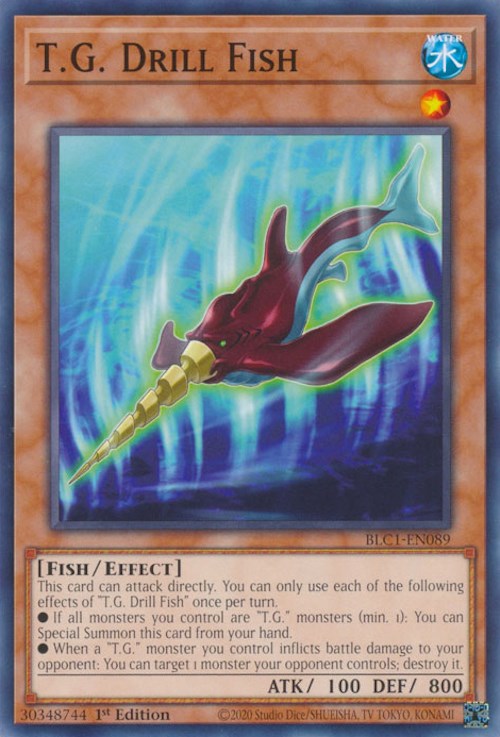 T.G. Drill Fish [BLC1-EN089] Common | The CG Realm