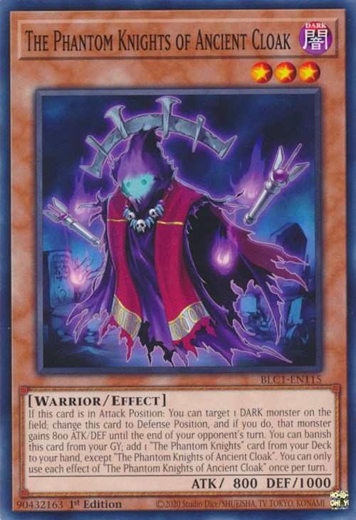 The Phantom Knights of Ancient Cloak [BLC1-EN115] Common | The CG Realm