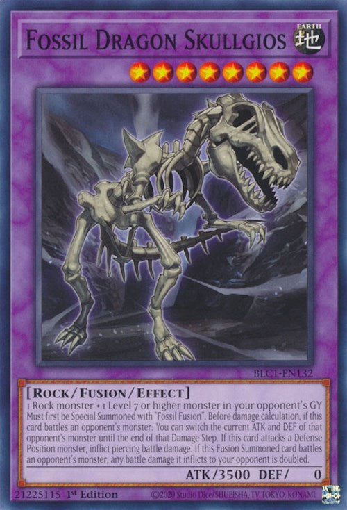 Fossil Dragon Skullgios [BLC1-EN132] Common | The CG Realm