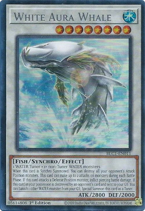 White Aura Whale (Silver) [BLC1-EN011] Ultra Rare | The CG Realm