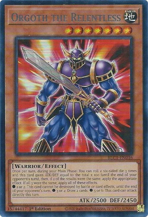 Orgoth the Relentless (Silver) [BLC1-EN016] Ultra Rare | The CG Realm