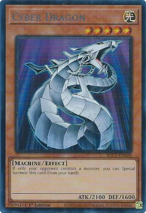 Cyber Dragon (Silver) [BLC1-EN020] Ultra Rare | The CG Realm