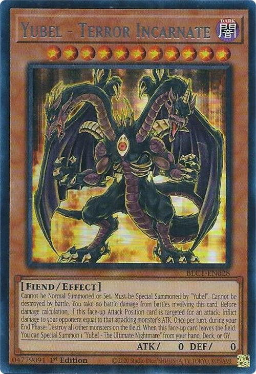 Yubel - Terror Incarnate (Silver) [BLC1-EN028] Ultra Rare | The CG Realm