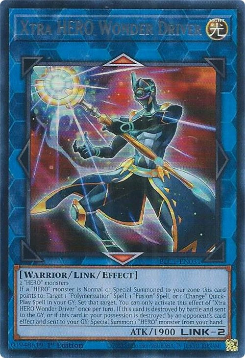 Xtra HERO Wonder Driver (Silver) [BLC1-EN031] Ultra Rare | The CG Realm