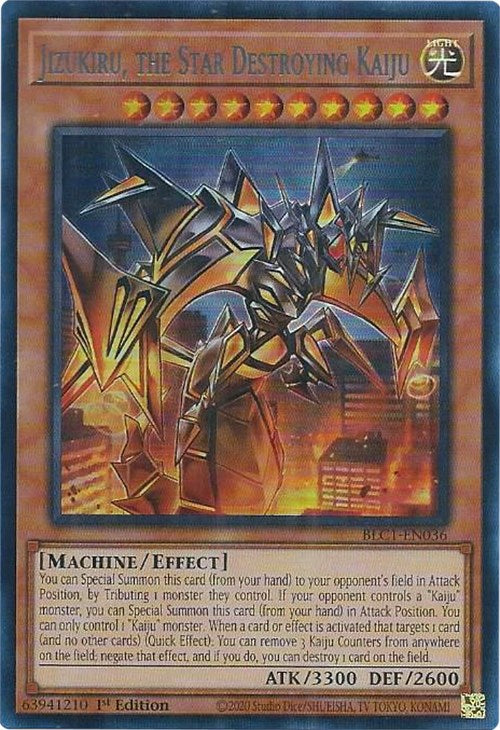 Jizukiru, the Star Destroying Kaiju (Silver) [BLC1-EN036] Ultra Rare | The CG Realm