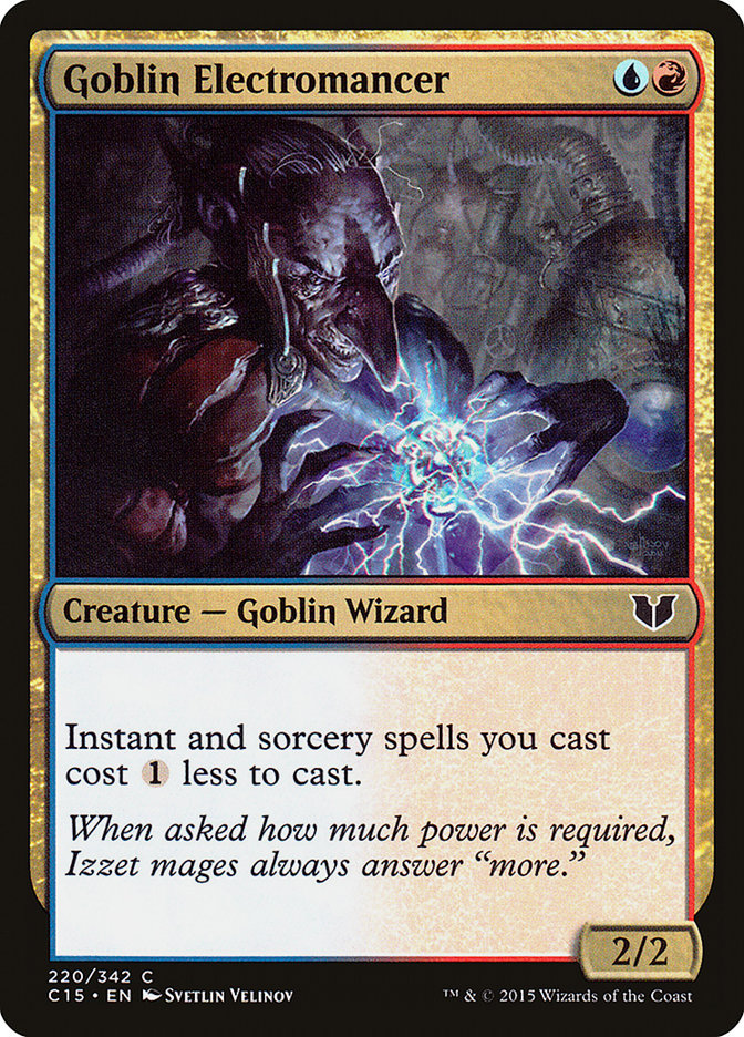 Goblin Electromancer [Commander 2015] | The CG Realm