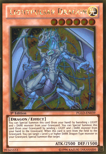 Lightpulsar Dragon [PGLD-EN039] Gold Rare | The CG Realm