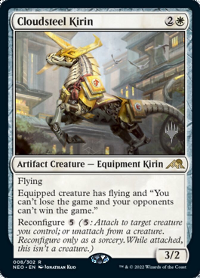 Cloudsteel Kirin (Promo Pack) [Kamigawa: Neon Dynasty Promos] | The CG Realm