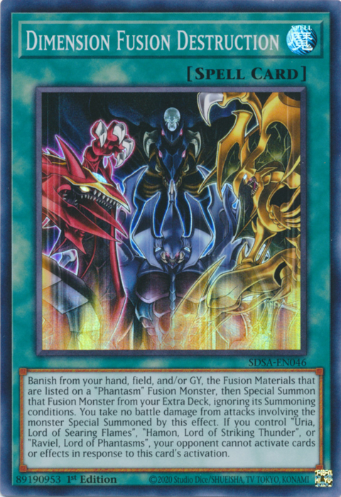 Dimension Fusion Destruction [SDSA-EN046] Super Rare | The CG Realm